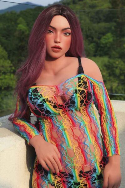 Chubby sex doll of 155cm-5,08ft Ginny - curvy sex dolls